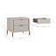 54.4 cm W Bedside Table