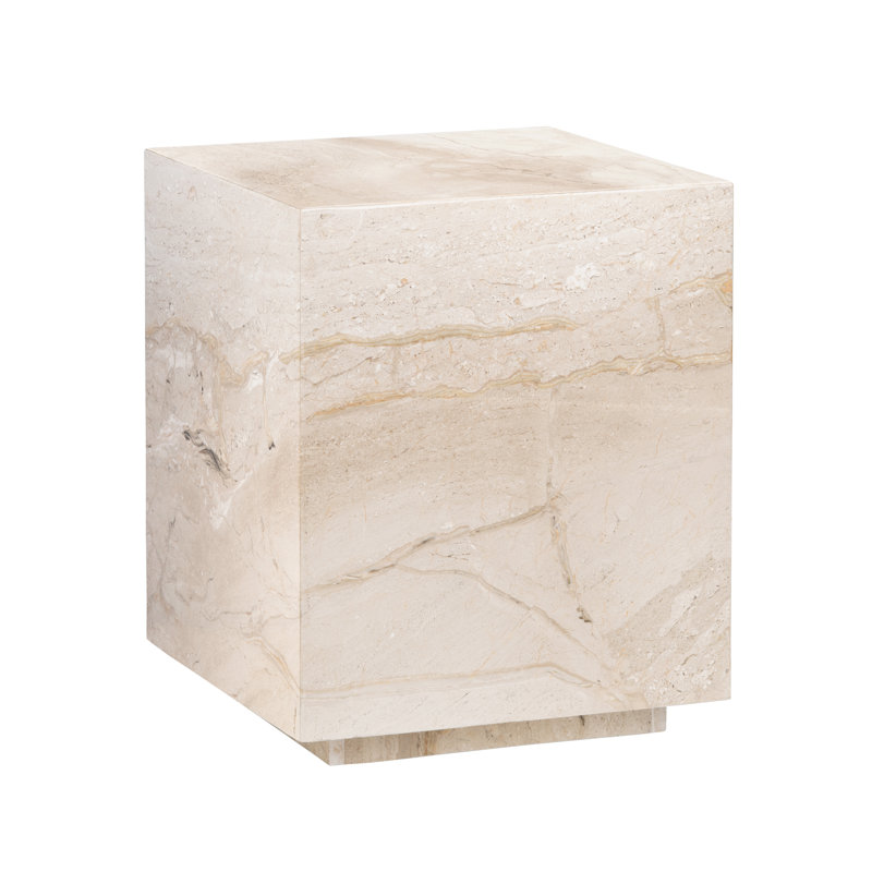 Square Marble Accent_End Table