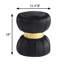 Tabouret l 15,4 po contemporain, noir-807732702