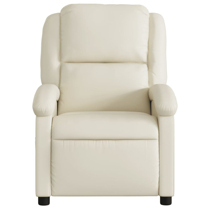 Massage Chair, Cream Polyester