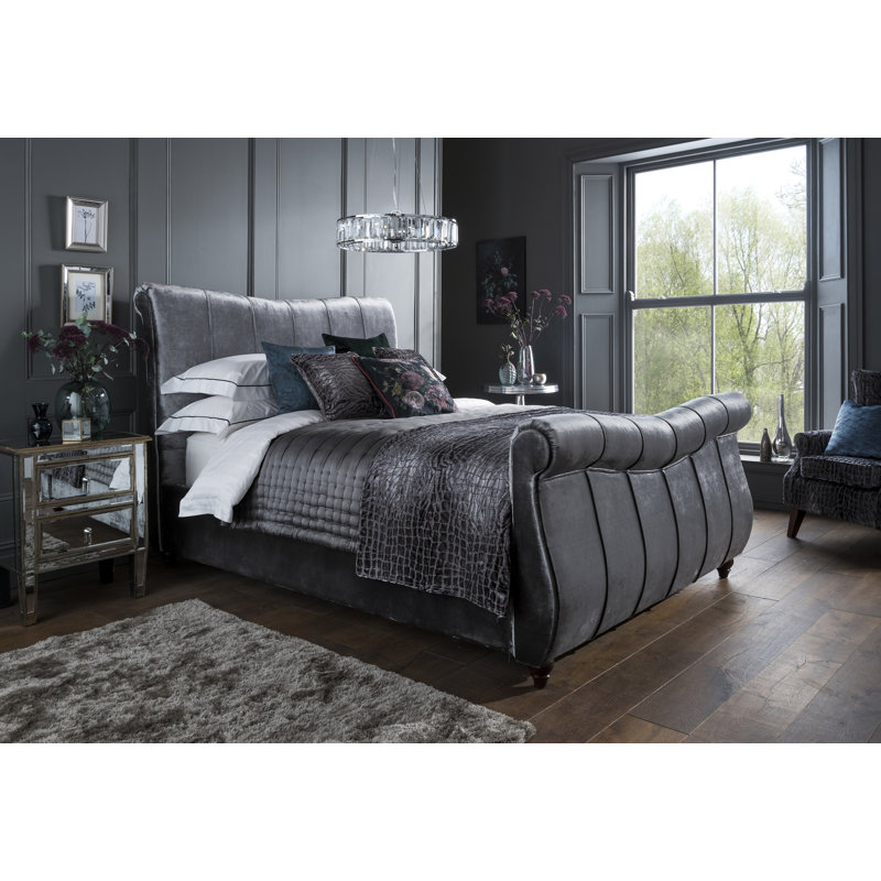 Kota Upholstered Storage Bed, Double (4'6)