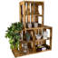 4 Pair Stackable Solid Wood Shoe Rack