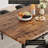 3-Piece Dining Table Set for 2, Wood Table with Storage Rack & Upholstered Chairs-2130311683