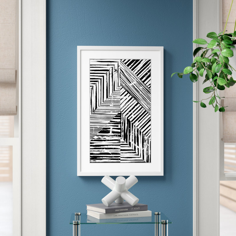 «Espace restreint», reproduction d'art encadrée, H 18 po x l 12 po x P 1,5 po