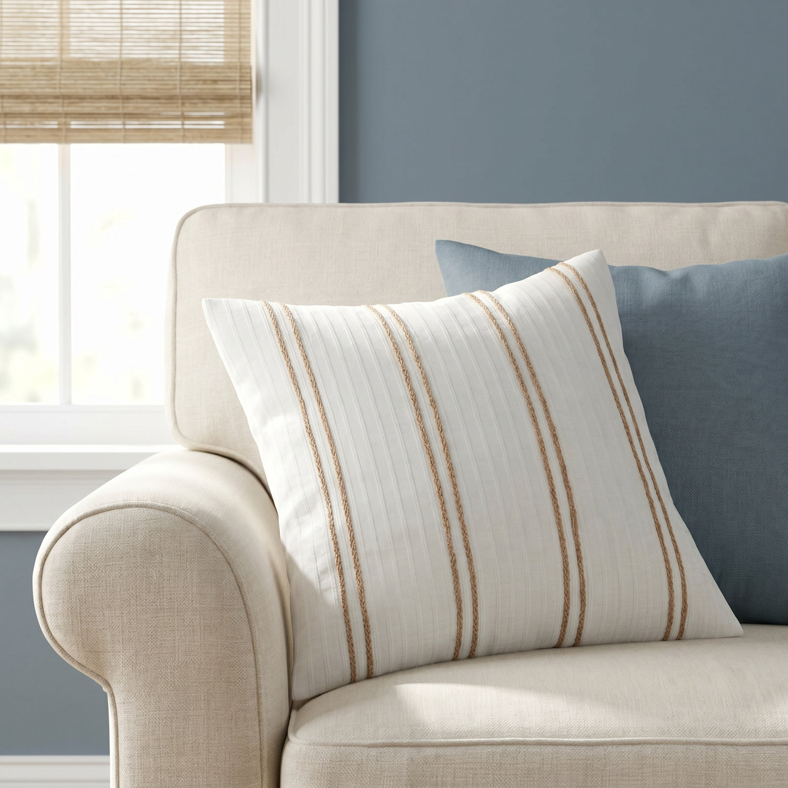 Bren 20" x 20" Cotton Throw Pillow