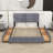 Upholstered Platform Bed with Headboard and 4 Drawers-527696046