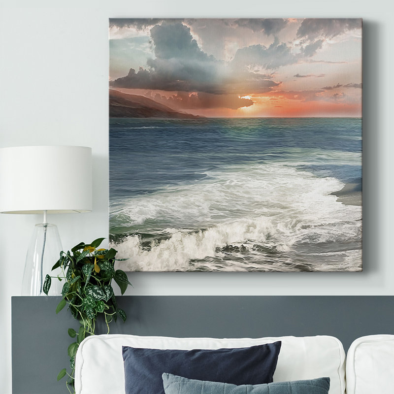 Sunset Cove - toile tendue avec châssis, H 24 po x l 24 po