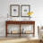 Coastal Solid Wood Double Hall Console Table-1963556831