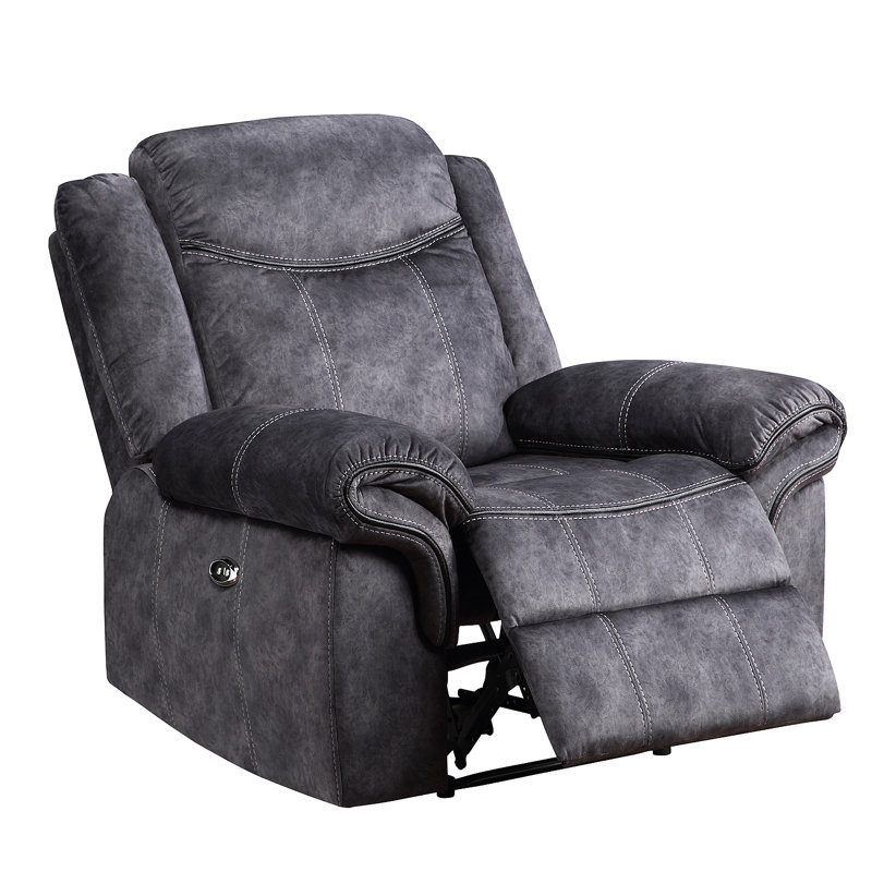 Fauteuil inclinable en granite JIMNY Domino, Gris, Motorisé - Télécommande