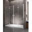 Gesualdo 1115mm W x 1900mm H Bi-Fold Framed Walk In Glass Screens with Glass