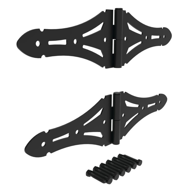 Heavy-Duty 8 in. Double Strap Hinge