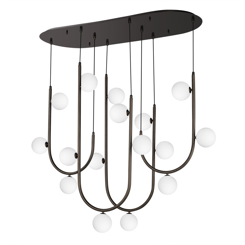 Contour 16 - Light Pendant, Brushed Bronze