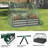 Raised Garden Bed with Removable Green House - 4ft x 3ft Rust-Resistant Galvanized Steel Planter Box with PVC Grow Tent by Pure Garden