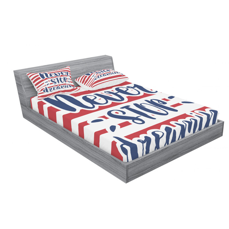 Microfiber Sheet Set, Full Sheet Set with Fitted Sheet