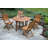 Kinsler Round 4-Person Eucalyptus Outdoor Dining Set-93675854