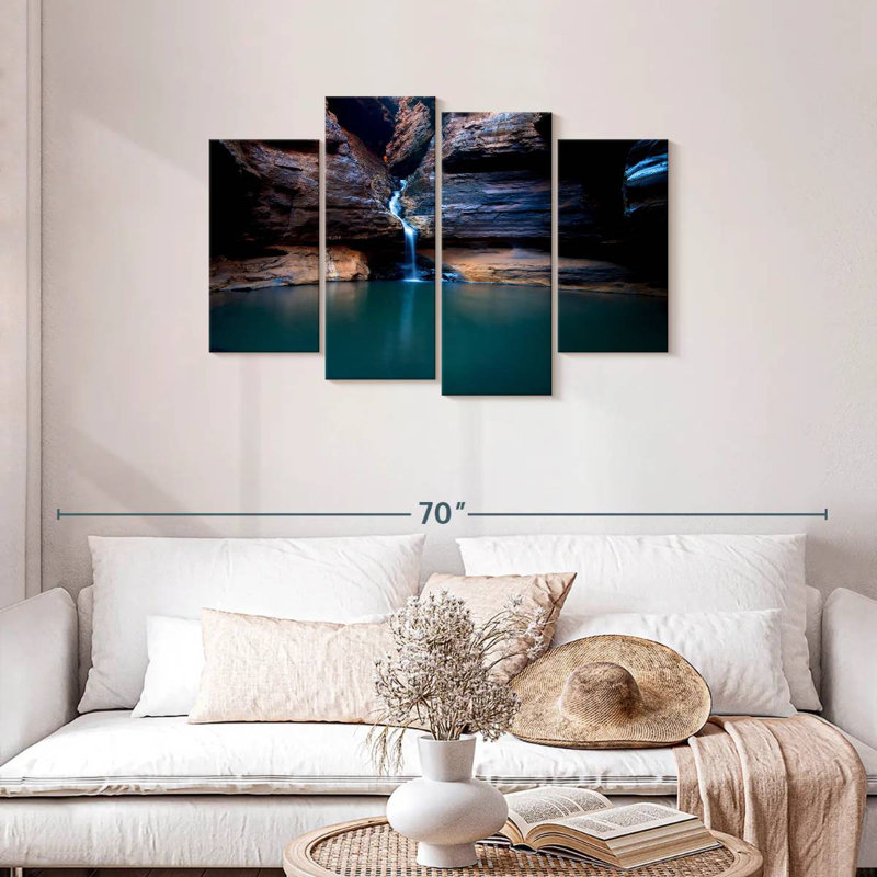 Alvord Karijini Australia Waterfall, 27" H x 43" W