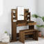 Sartell Dressing Table with Mirror-543671354
