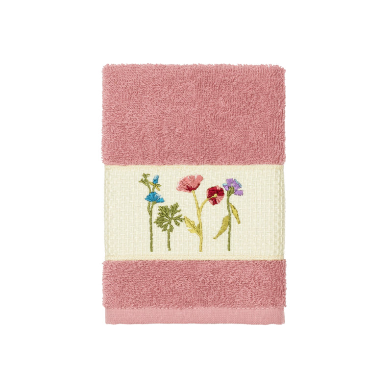 Serenity Midweight Washcloth, Tea Rose