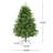 4.5 'Norway Hinged Tree 663 Tips,Dia:40