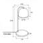 Lampe de bureau en métal 22 po avec abat-jour profond réglable Auerbach-1544749176