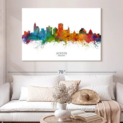 Jackson Mississippi Skyline I