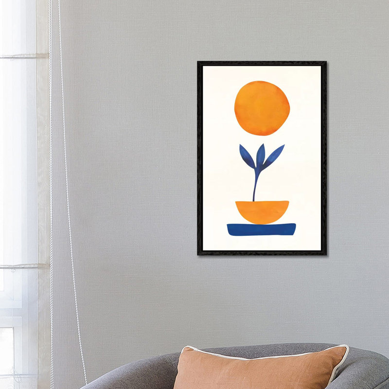 The Little One - Print on Canvas, Black Floater Framed, 66.04cm H x 45.72cm W x 3.81cm D
