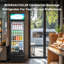 Bodegacooler Commercial Display Refrigerator With Adjustable Shelves And Led Light, 9 Cu. Ft. Merchandiser Beverage Cooler For Bar, Restaurant, Or Kitchen