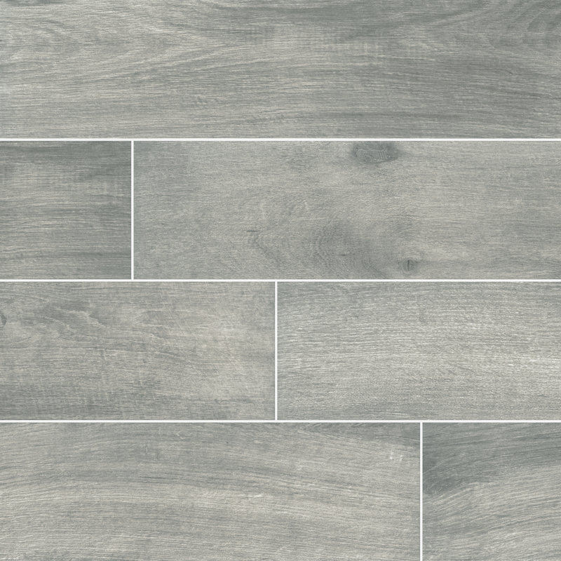 Carreau de plancher et de mur en porcelaine mat 8 po x 48 po Timberly, Crépuscule