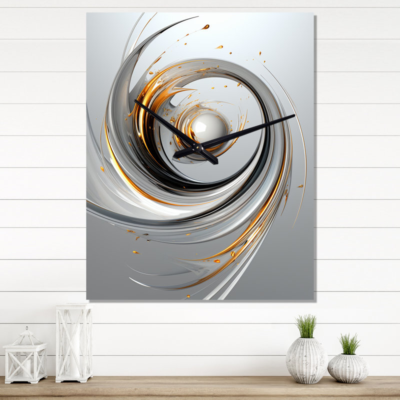 Horloge murale moderne Wilderness Of Ambition, H 32 po x l 16 po x P 1 po