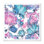 " Elegant Romantic Flowers In Pink And Blue "