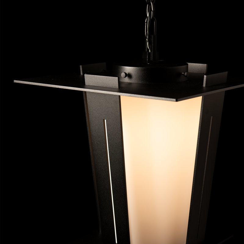 Linea Outdoor Lantern, Coastal Black