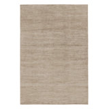 Contemporary Oversized Textural Linen Rug by Rug & Kilim, India, Sand Brown