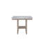 Table de bar carrée naturelle en bois massif +, couleur, finition, style transitionnel, 42 po x 35,83 po, table de bar naturelle 77 po, carrée, naturel, 42 po x 42 po x 35,83 po, 77 lb