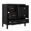 Meuble-lavabo 36 po avec lavabo, meuble-lavabo simple autoportant avec 2 portes et 4 tiroirs à fermeture en douceur-1614978732
