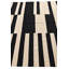 Tapis noir et blanc Noe