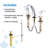 Vaughn Widespread Bathroom Faucet with Drain Assembly-33097790