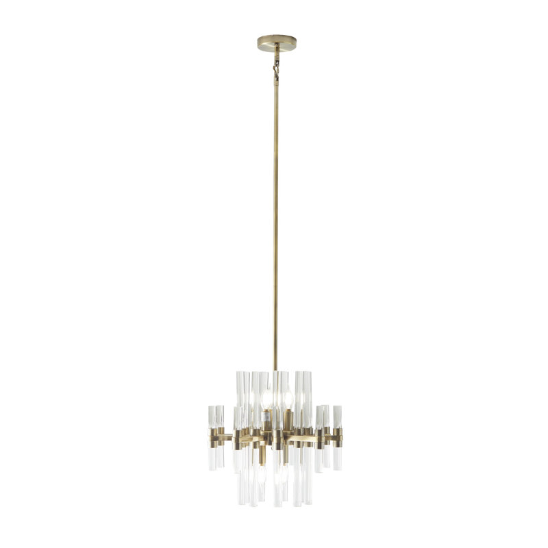 6 - Light LED Tiered Chandelier