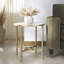 Myrtise Forged Metal Round Accent Table