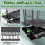 82'' Play Top Floor Bird Cage with Wheels & Slide-out Tray