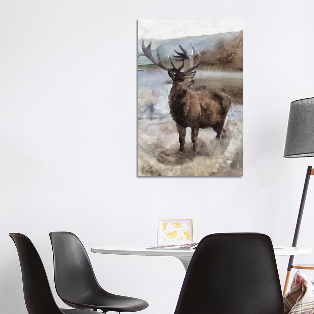 Grand Elk II von Stellar Design Studio - Galerieverpackte Leinwand Giclée auf Leinwand