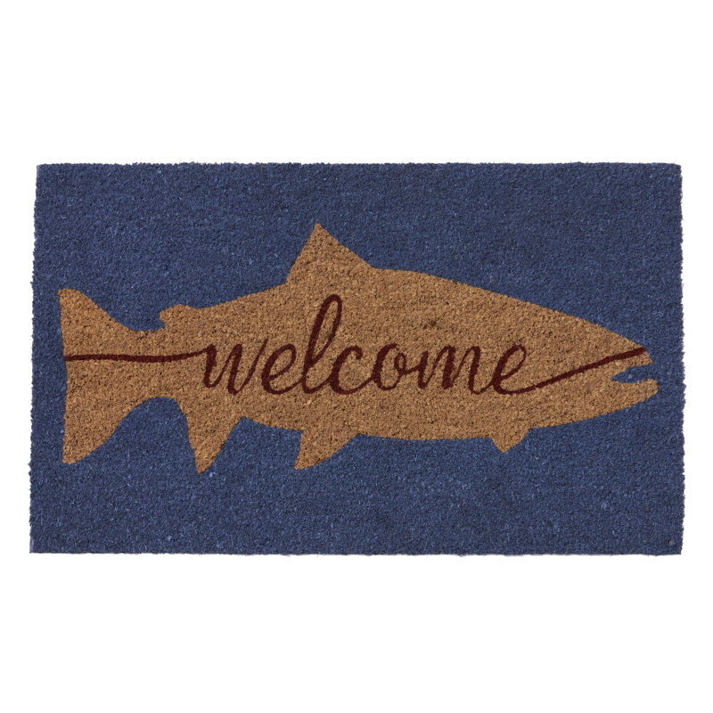 Trout Outdoor Doormat