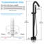Floor Mount Freestanding Tub Faucet-114634200