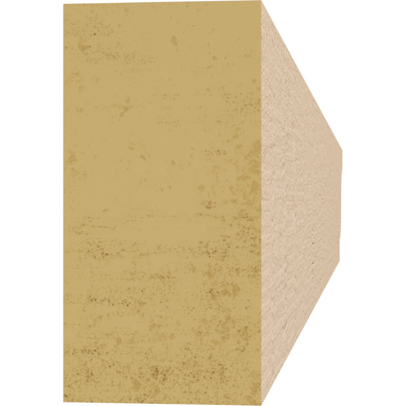 Queue de chevron Newport Woodgrain TimberThane, brun clair apprêté, H 4 po x l 28 po x P 2 po