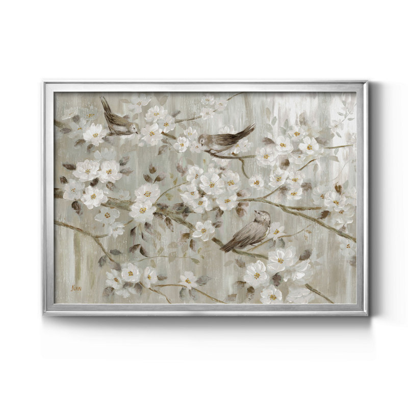 «Mount Hood From The Columbia» - impression, Argent, H 26,5 po x l 36,5 po x P 1,5 po