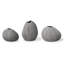 Ensemble de 3 vases en céramique Pebble Grove