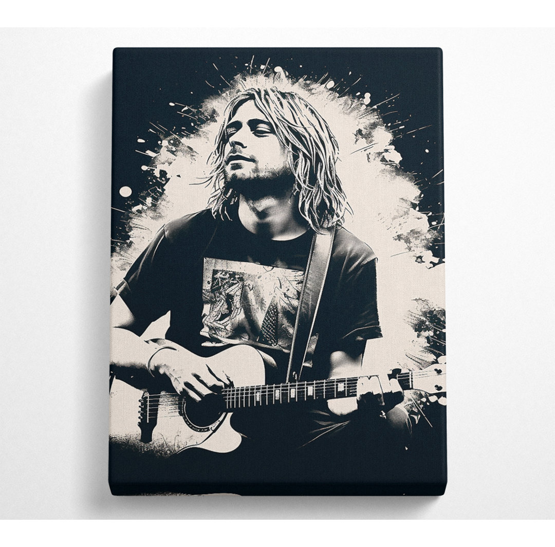 Kunstdruck Kurt Cobain Acoustic