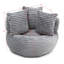 Fauteuil sac de pois en velours côtelé-1323564396