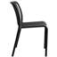 Chaises de salle à manger d'extérieur empilables, chaises d'appoint sans accoudoirs-133347401