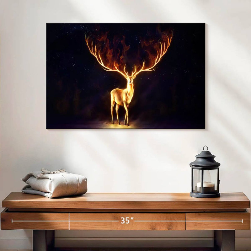 Kelan Fire Walker, 16" H x 24" W