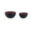 Aedin Planters Pottery Clay Modern Textured Round Design Decorative Bowl Style Set Of 2-192148801